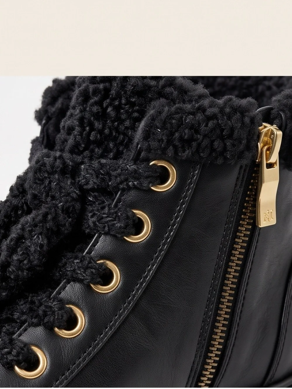 Alberto Ciccioli Women’s Black Soft Leather Ankle Booties with Gold Hardware